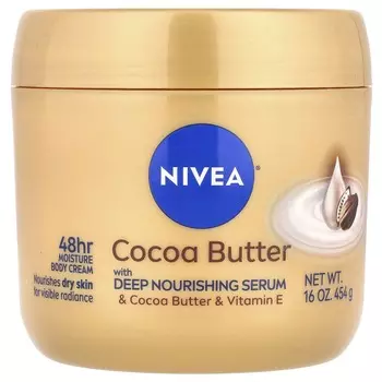 Nivea, body cream, with cocoa butter, 15.5 oz (439 g)