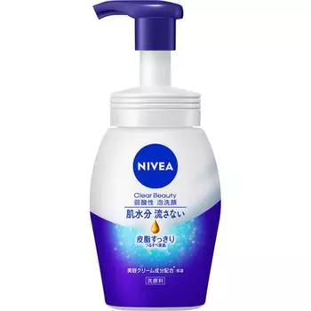 Nivea Clear Beauty Слабокислотная пенка для умывания лица, освежающая кожу тела, 150 мл