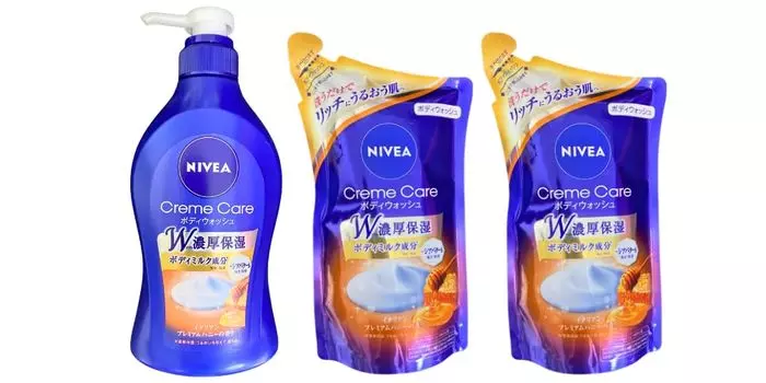 Nivea Cream Care Гель для душа Italian Premium с ароматом меда 480 мл Сменный блок 360 мл x 2 +