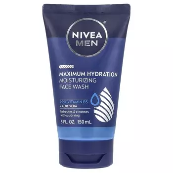 Nivea, для мужчин, увлажняющее средство для умывания, интенсивное увлажнение, 5 жидких унций (150 мл)