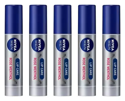 Nivea for Men Lip Rose Menthol x 5 pieces set [Kao] 3.5g