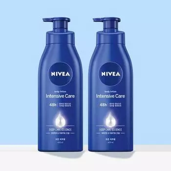Nivea Интенсивный лосьон для тела Double Special (400мл+400мл), Корейский уход за телом Intensive Body Lotion 1+1