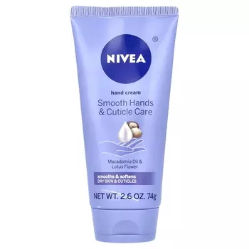 Nivea, Крем для рук, масло макадамии и цветок лотоса, 2,6 унции (74 г)