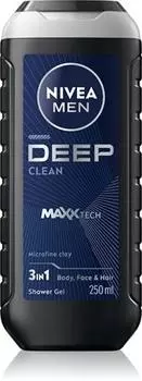 Nivea Men Deep Gel De Douche Pour Homme TU прозрачный