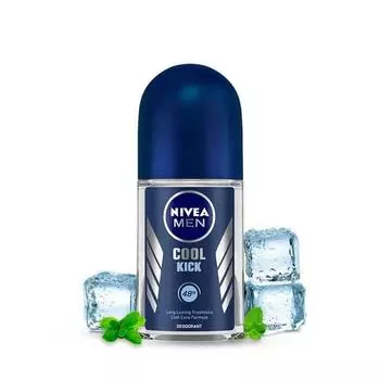 Nivea Men Fresh Active 50 мл шариковый дезодорант, охлаждающий удар, 1 шт.
