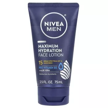 Nivea, Men s, Maximum Hydration Face Lotion, SPF 15, 2.5 fl oz (75 ml)