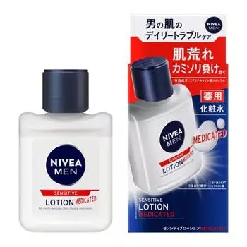 Nivea Men Sensitive Lotion [Men s lotion] [Sensitive skin] [Prevents razor burn] [Prevents skin trouble] [Medicated skin care after shavi