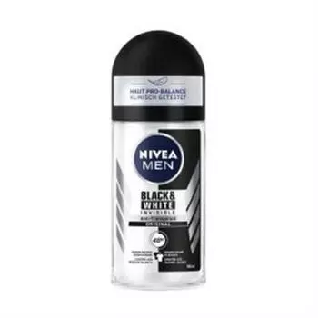 Nivea Mendeo Roll-on Invisible Black and White 50 мл, 1 шт, 50 мл