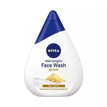 NIVEA Milk Delights Face Wash Fine Gramflour For Oily Skin 100ml, 100 мл
