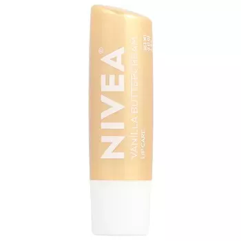 Nivea, Питательное увлажнение на весь день, уход за губами, ванильный сливочный крем, 4,8 г (0,17 унции)