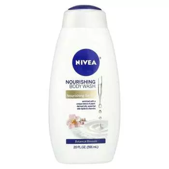 Nivea, Питательный гель для душа, Цветочный ботанический аромат, 20 жидких унций (591 мл)