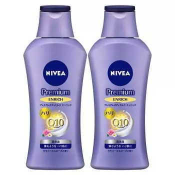 Nivea Premium Body Milk Enrich Set of 2 (190G x 2) [Bouncy, firm and shiny skin] [Body emulsion] Highly moisturizing & firm