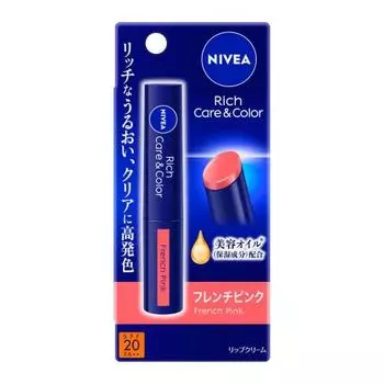 Nivea Rich Care & Color Lip French Pink 2g
