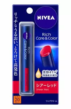 Nivea Rich Care Color Lip Sheer Red 2 г и