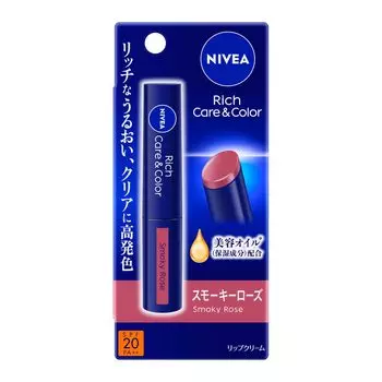 Nivea Rich Care Color Lip Smoky Rose 2 г &