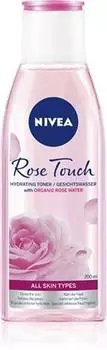 Nivea Rose Touch Увлажняющий лосьон для лица TU прозрачный