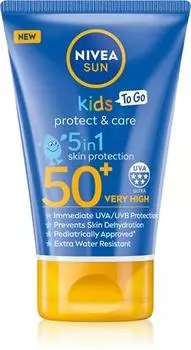 Nivea SUN Kids солнцезащитное молочко для детей 5 в 1 TU прозрачный