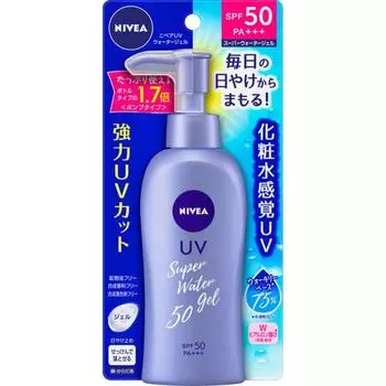 Nivea Uv Water Gel Spf 50 Pump 140g