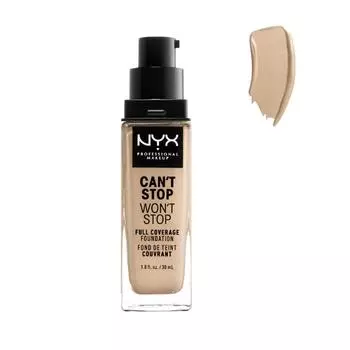 Nyx Can t Stop Won t StopFull Coverage Foundation Nude 30 мл