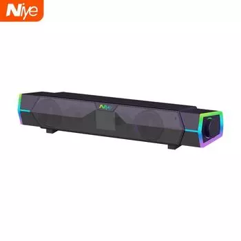 Niye Computer Speakers Bluetooth 5.3 Проводная акустическая система объемного звучания Soundbar Динамик Стерео Сабвуфер Звуковая панель для ноутбука Speaker