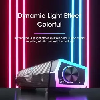 Niye Computer Speakers Bluetooth 5.3 Проводная акустическая система объемного звучания Soundbar Динамик Стерео Сабвуфер Звуковая панель для ноутбука Speaker
