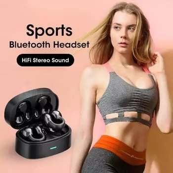 Niye спортивные беспроводные наушники TWS наушники такие же как Ambie Sound Earcuffs Bluetooth 5.3 наушники HiFi стерео спортивные заушники микрофон