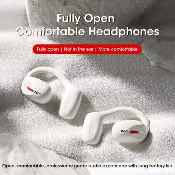 Niye T18 Bluetooth5.3 беспроводные наушники вкладыши игровая гарнитура с микрофоном над ухом для ПК для Android IOS мобильный телефон чёрный