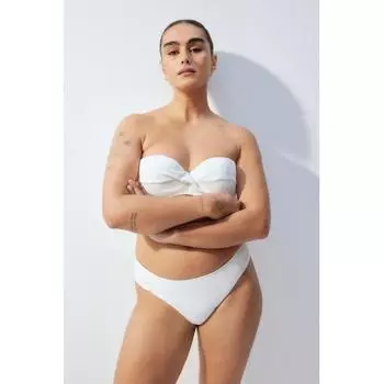 Низ бикини с высоким вырезом HM, белый