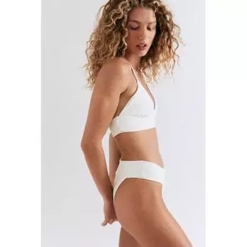 Низ бикини с высоким вырезом HM, белый
