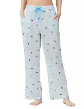 Низ Cinnamoroll x Tyrol Chocolate Collaboration Room Pants Брюки Room Wear Унисекс 10 Minute Длина Синяя M [Sanrio] Футболка