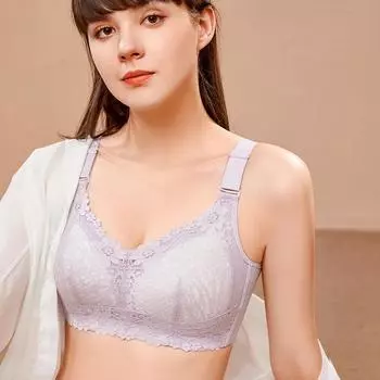 Нижнее белье без стальных ободков, большая грудь демонстрирует маленькое кружево, тонкие фасоны собирают красивую спину, сексуальная грудь, корректируемые бюстгальтеры, женские бюстгальтеры 75D