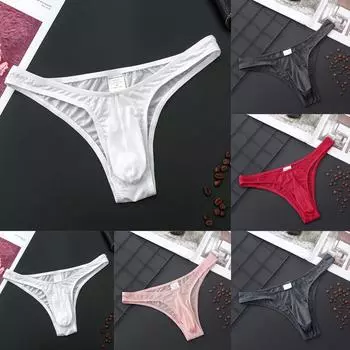 Нижнее белье бикини дышащие стринги с низкой посадкой M/L/XL/2XL для мужчин 2XL