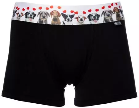 Нижнее белье Black Dog Heart Balloon резиновые боксерские шорты Dog [Товары для активного отдыха] и мужские