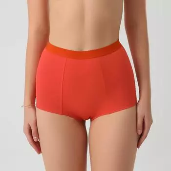 Нижнее белье Большие размеры Женские хлопковые боксеры Летние защитные брюки с высокой талией и подъемом бедер S