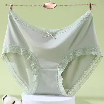 Нижнее белье больших размеров для женщин, свободные мягкие модальные трусы, бесшовные трусы средней талии, шелковые XL