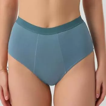 Нижнее белье больших размеров для женщин с высокой талией, невидимые дышащие трусы из чесаного хлопка XS