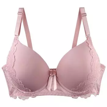 Нижнее белье большого размера, нижнее белье, удобный сексуальный французский кружевной бюстгальтер, чистый глянцевый бюстгальтер 80D белый