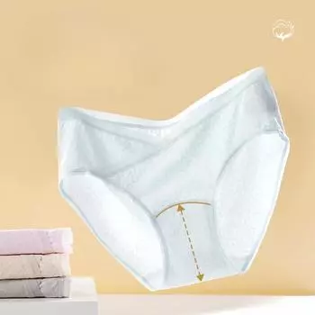 Нижнее белье для беременных с V-образным вырезом и низкой талией, поддерживающее живот, хлопковое, с промежностью 7А, антибактериальное, мягкое, дышащее, нижнее белье для беременных M розовый