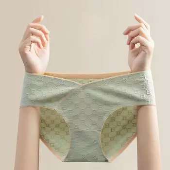 Нижнее белье для беременных женщин, летнее, для живота, А-уровень, хлопок, чистый хлопок, бесшовные, для среднего срока, большие размеры, низкая талия, треугольные трусики M