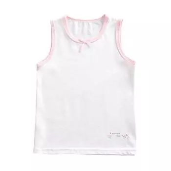 Нижнее белье для девочек Майка принцесса кружевные майки хлопковые майки банты для девочек детская одежда XL