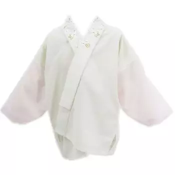 нижнее белье для девочки 7 лет с вышивкой и кофточка Kyoto Hanahime нижнее белье аксессуары для переодевания сделано в Японии Белый с золотом