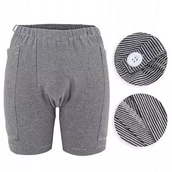 Нижнее белье для недержания мочи с двойным карманом для мочевого пузыря на 2000 мл, мочевой пузырь, мочевой мешок для пациента, брюки для стомы Women Version M Size серый