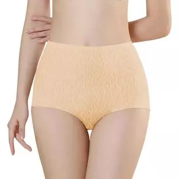 Нижнее белье для поднятия ягодиц, трусики до бедра, дышащие трусы с высокой талией, бесшовные трусы для женщин, нижнее белье M розовый