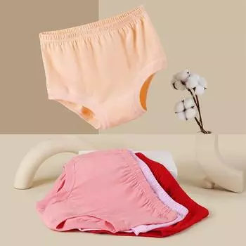 Нижнее белье для пожилых людей среднего возраста, изготовленное из чистого хлопкового нижнего белья, дышащее, большого размера, для полных, красного цвета, с треугольными чашками и знаком зодиака M