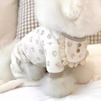 Нижнее белье для собак J Pet Dog, пижама-нагрудник, коричневый