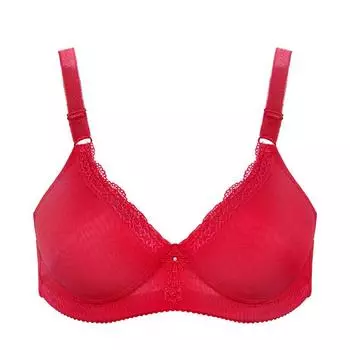 Нижнее белье для среднего и пожилого возраста. Тонкий бюстгальтер. Кружевной бюстгальтер. Дышащий бюстгальтер. Бюстгальтер со сборками. Бюстгальтер без стального кольца. 34B