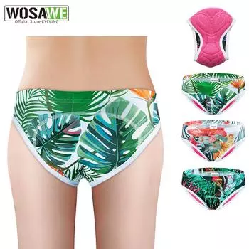 Нижнее белье для велоспорта WOSAWE, женские велосипедные шорты с гелевой подкладкой, дышащие трусы 2XL зелёный