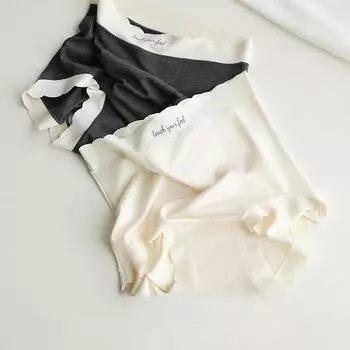Нижнее белье для женщин с высокой талией, дышащее, нежное, бесшовное, прикрывает ягодицы, имеет трусики из шелка Mulberry Crotch M хаки