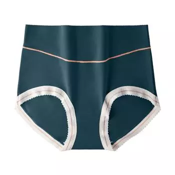 Нижнее белье для живота с высокой талией Женские хлопковые антибактериальные дышащие бедра Модные и удобные треугольные брюки Модные шорты M