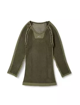 Нижнее белье Drynamic Mesh Sleeve Crew MIV01356 Olive 2XL [Millet] 3/4 Мужское оливковый